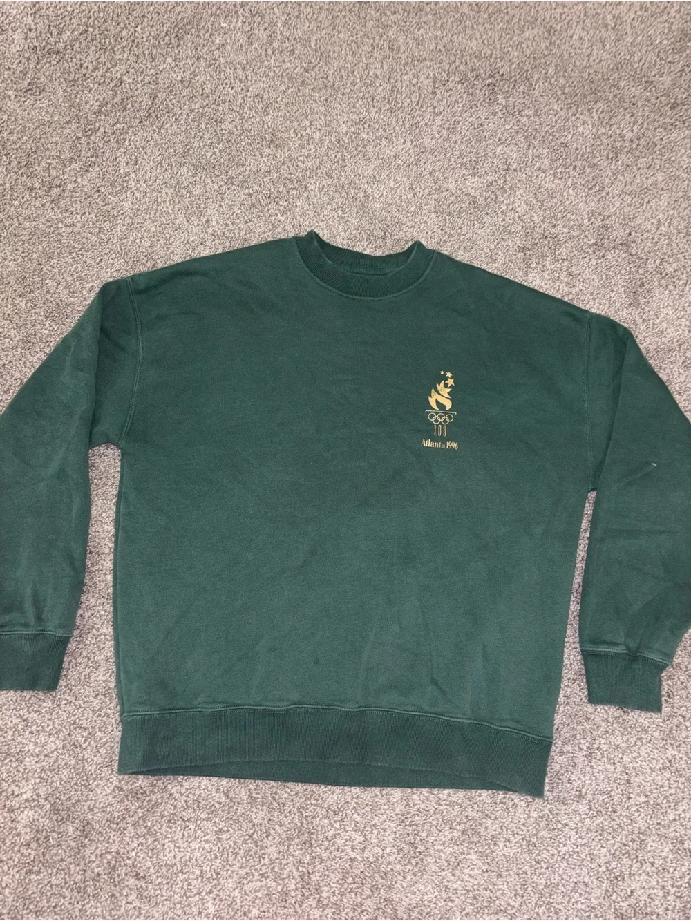 Green graphic crewneck - unisex